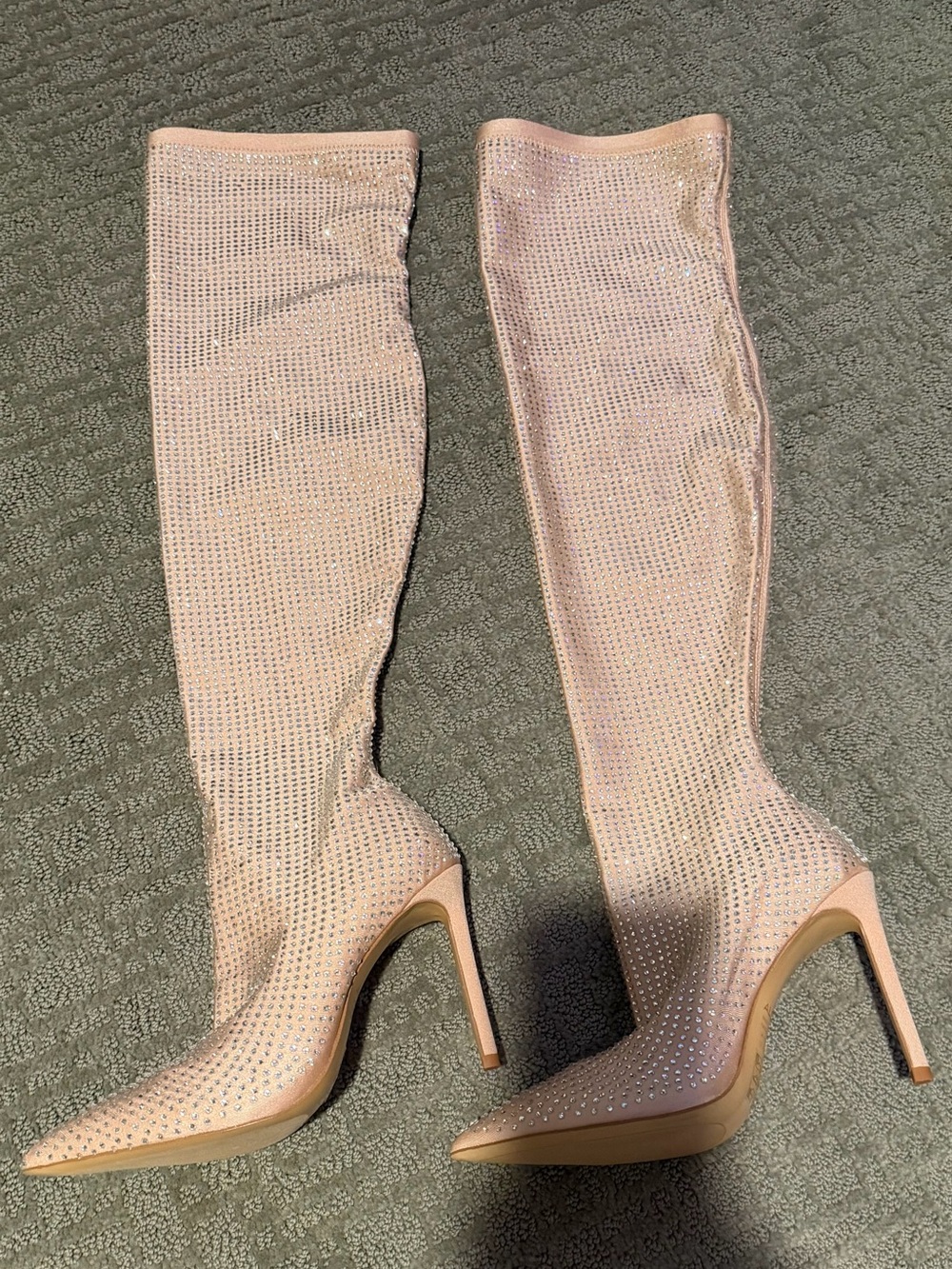 Aldo over the knee Rhinestone Stiletto Boots
